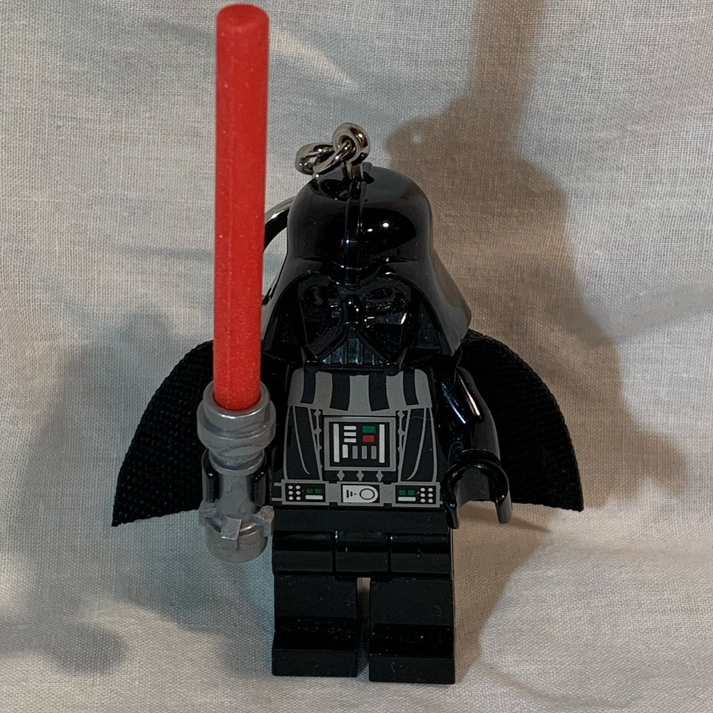 Darth Vader Keychain with Red Lightsaber